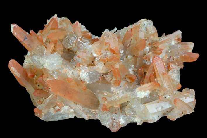 Natural, Red Quartz Crystal Cluster - Morocco #128069